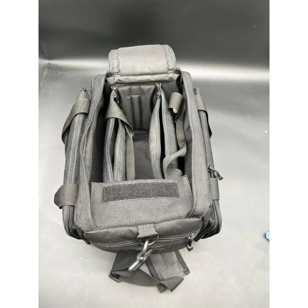 5.11 Tactical Range Bag Black Padded Handgun Gear Organizer Shoulder Carry Case - Picture 9 of 9